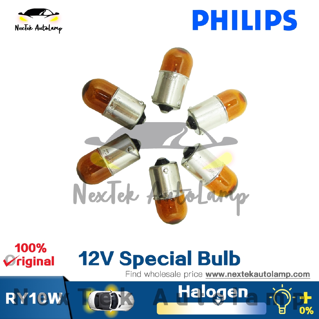 Philips RY10W 12093 12V BAU15s Special Bulb Interior Light Original