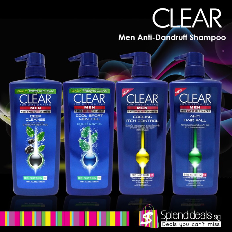 Special For 3 Clear Men Shampoo Series Deep Cleanse Cool