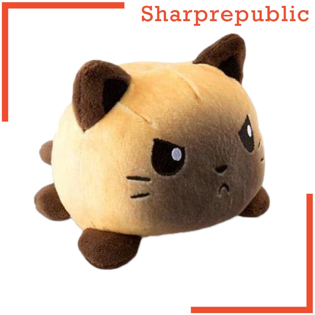 reversible cat plush