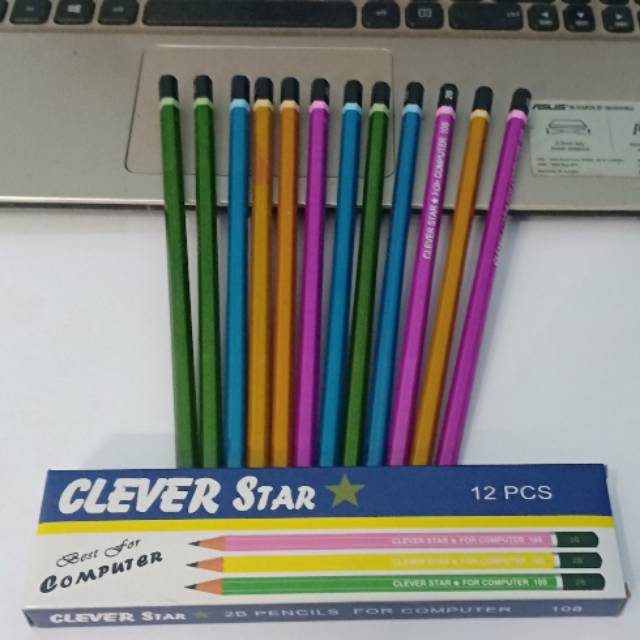 Pencil 2b Clever Star 1 Pack Of 12 Seeds Shopee Singapore