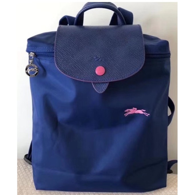 longchamp backpack blue