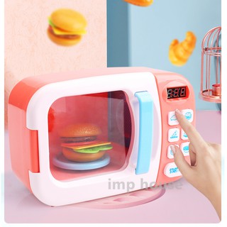 Imp House Microwave Kitchen Play Set Kids Children Toddlers Pretend Play Set With Many Food Accessories Shopee Singapore