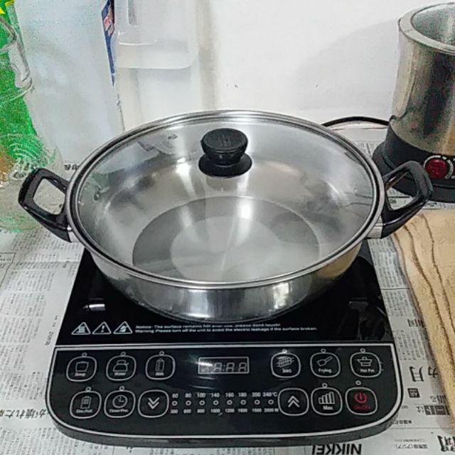 PowerPac Induction Cooker Steamboat with Stainless Steel Pot (PPIC887