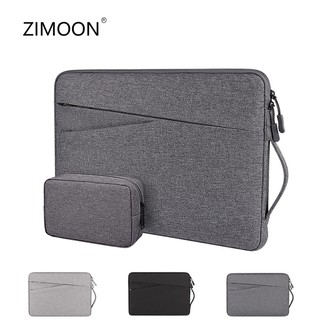 Waterproof Laptop Multi-layer Sleeve Side Carry Liner Bag 13/14/15 inch Notebook Handbag Case for Macbook Air Pro Cover Laptop Inner Bag Carry Bag with Power Bag