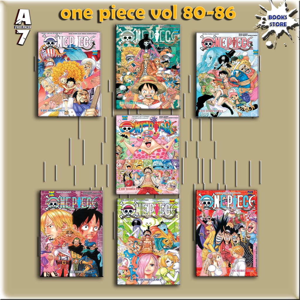 One Piece Comics Volume 80 86 Original Shopee Singapore