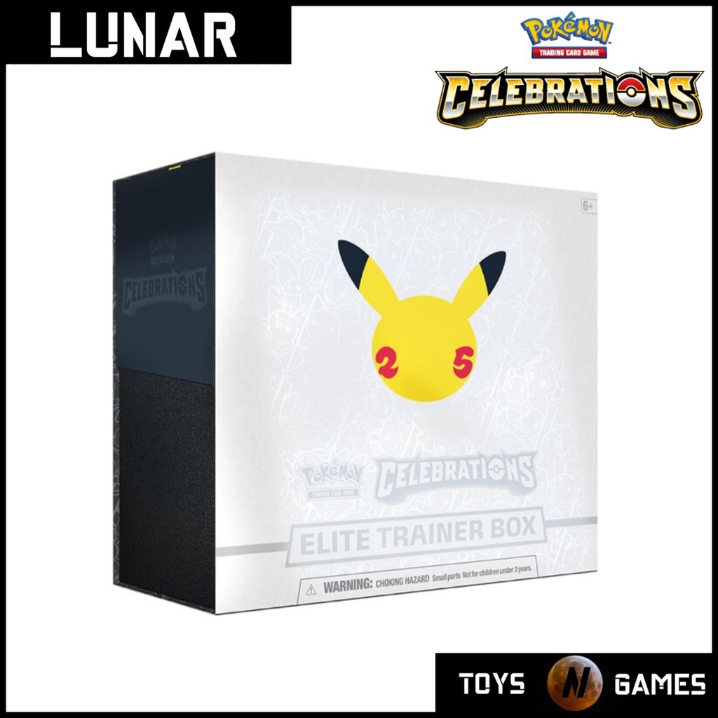 Pokemon TCG 25th Anniversary Celebrations Elite Trainer Box (ETB) Shopee Singapore