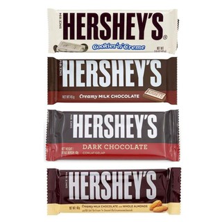 (2Packsx40g) Hershey's Chocolate Bar Milk Snacks Biscuits Candies ...