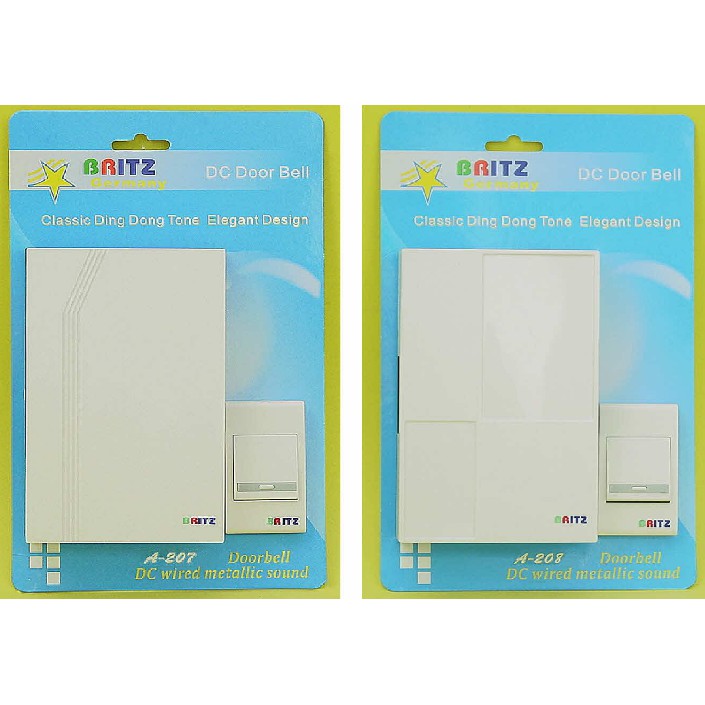 Britz Wired DC Doorbell Doorbell HDB BTO Condo Landed 2 Models
