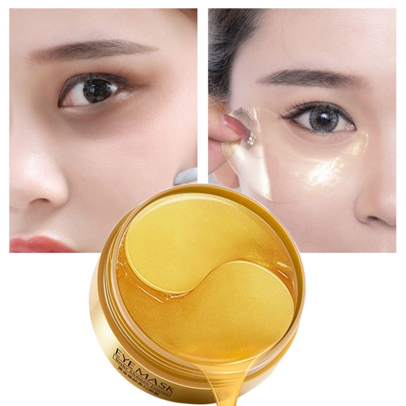 24k Gold Eye Mask Hydrating Firming Skin Remove Dark Circles Anti Aging Eye Pad Shopee Singapore