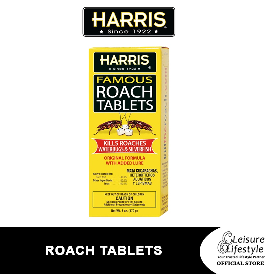 PF Harris Famous Roach Cockroach Tablet With Added Lure 6oz (145 ...