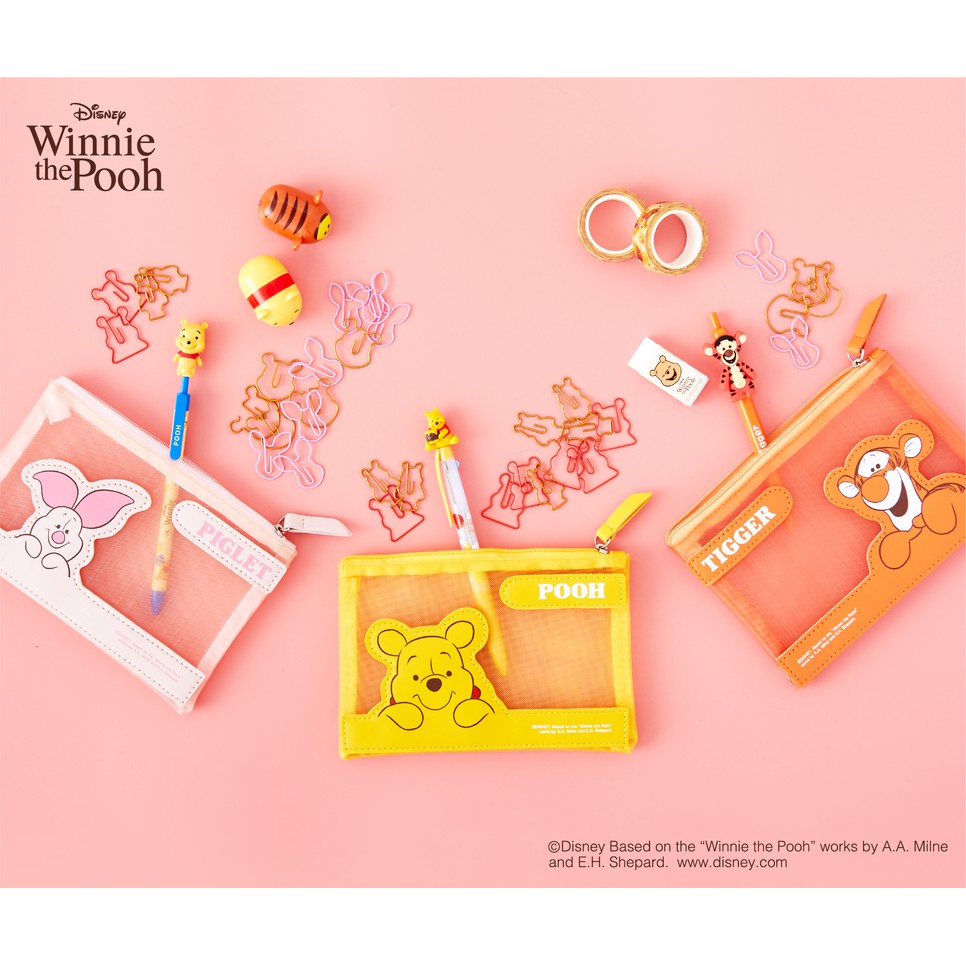 *New* Disney Daiso Winnie the Pooh ID Identification Case Holder ...
