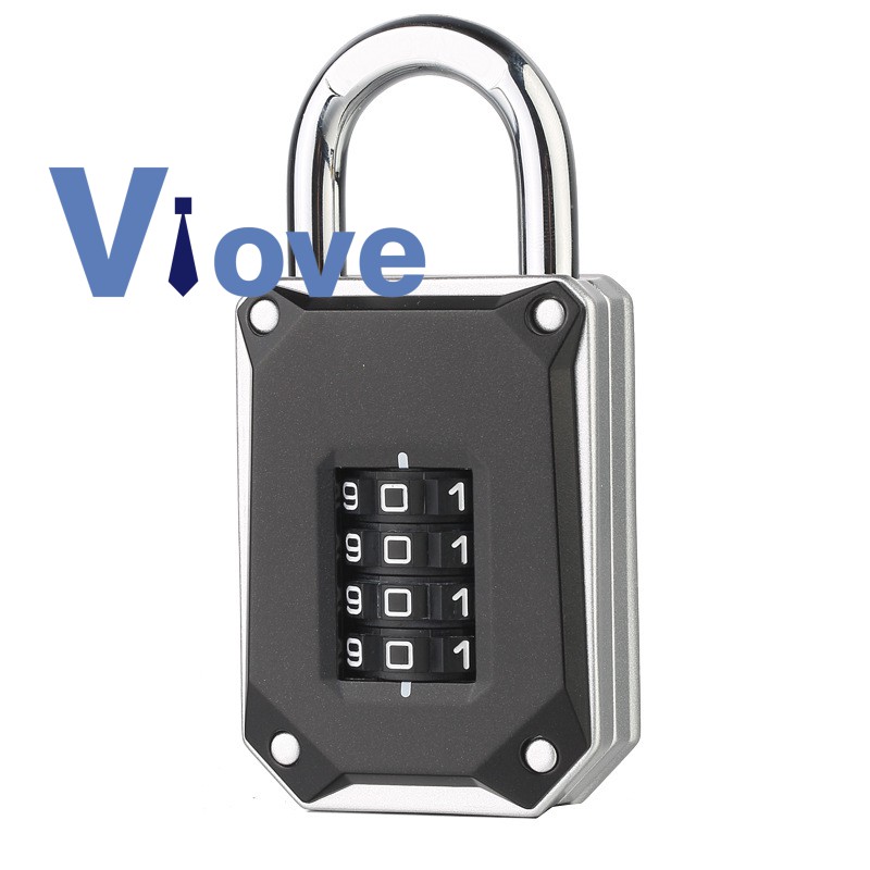 Large 4 Digit Password Lock Door Gym Closet Cabinet Padlock Shopee Singapore