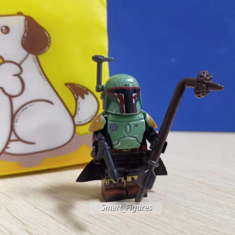 Star Wars Minifigures Boba Fett Din Djarin Jango Fett Moff Gideon Cara