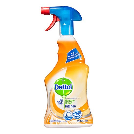 Dettol Kitchen Cleaner Trigger Spray 500ml Shopee Singapore