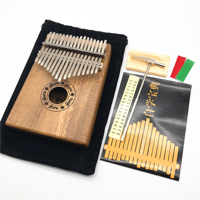 17 Keys Kalimba Thumb Piano Acoustic Finger Piano Music Instrument Shopee Singapore