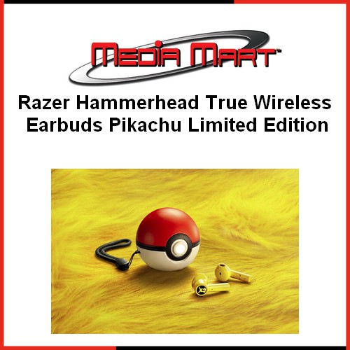 Razer Hammerhead True Wireless Earbuds Pikachu Limited Edition Shopee Singapore