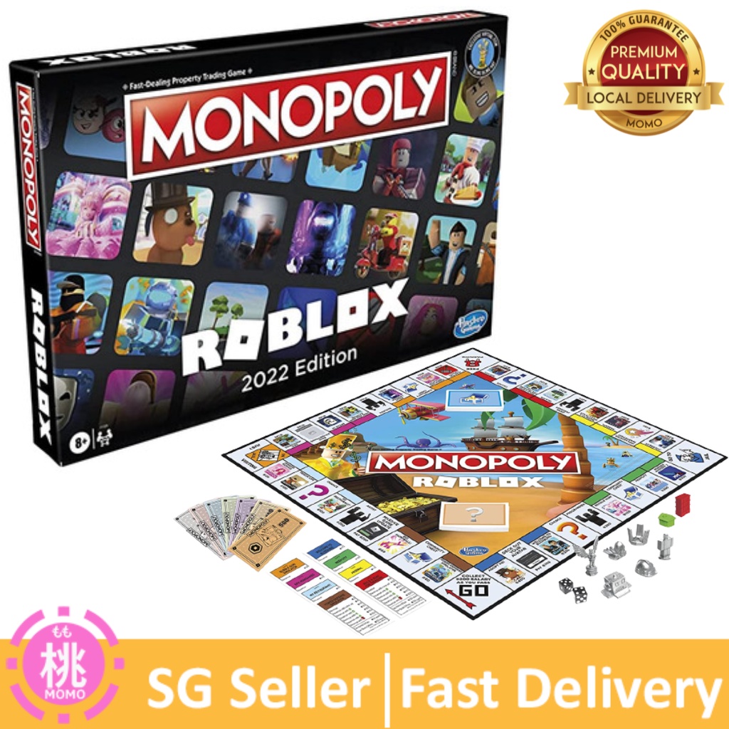 Hasbro Gaming Monopoly Roblox 2022 Edition Game, Monopoly Board Game