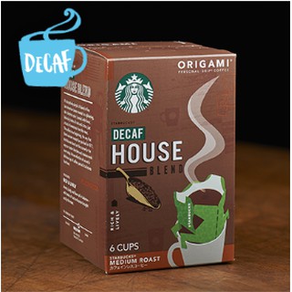 Starbucks Japan Origami House Blend Decaf Coffee Drip Bags 6bags X 8 4g Shopee Singapore