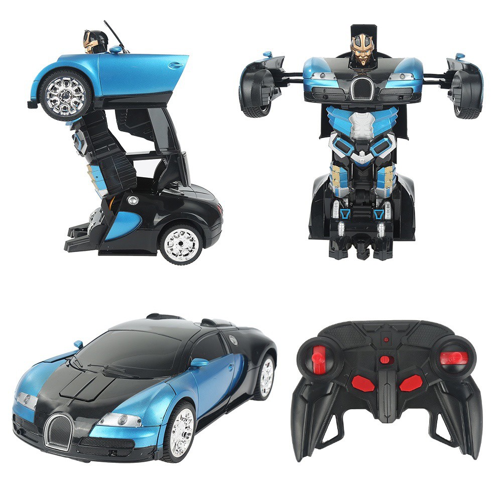 remote control bugatti transformer car toy