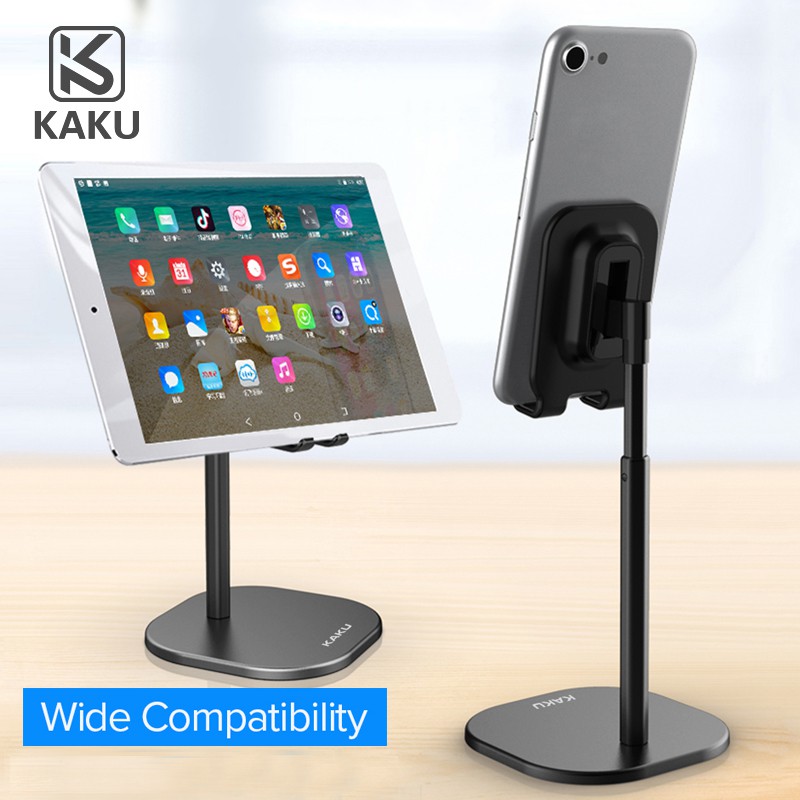 Sg Kaku Retractable Mobile Phone Stand Ipad Stand Tablet Smartphone Handphone Holder Desk Desktop Shopee Singapore