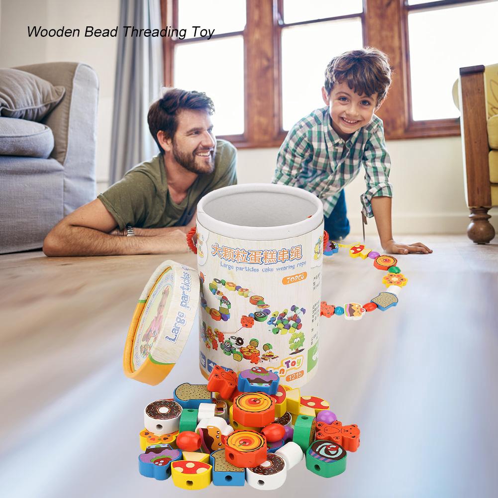 wooden bead table