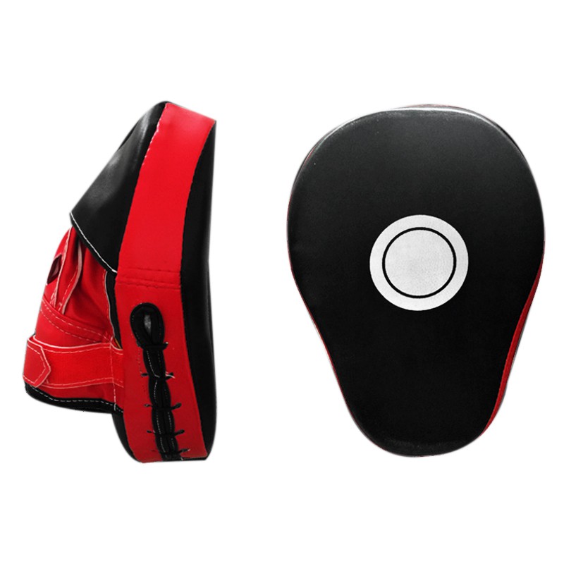 curved boxing mitts