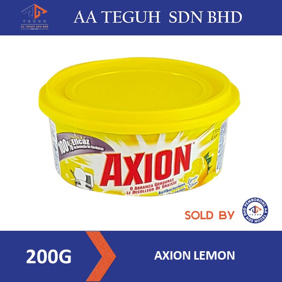 Axion Lemon Dishwashing Pencuci Pinggan Sabun Basuh Pinggan 200g Shopee Singapore