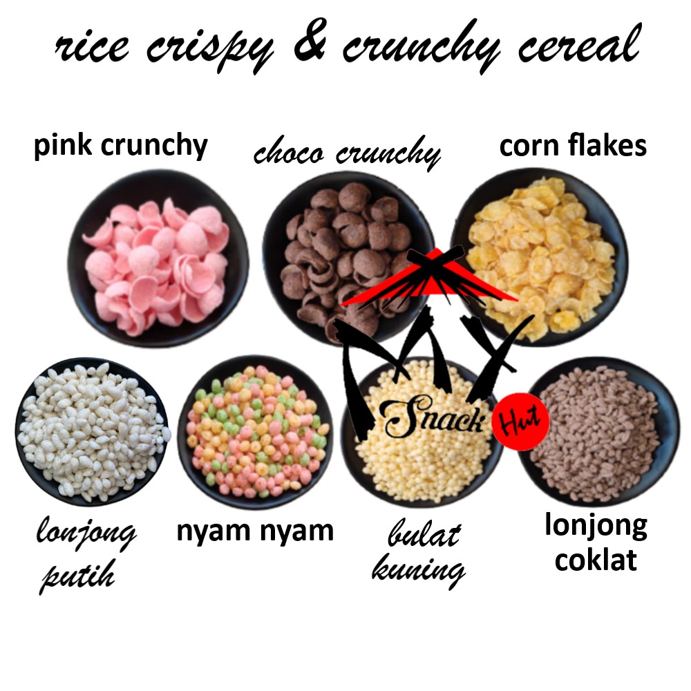 Rice Crispy 250gr Krispi Rice Puff Comfortable Corn Flakes Brown White Choco Crust Jar Crunchy Needle Crunchy Lonj Shopee Singapore