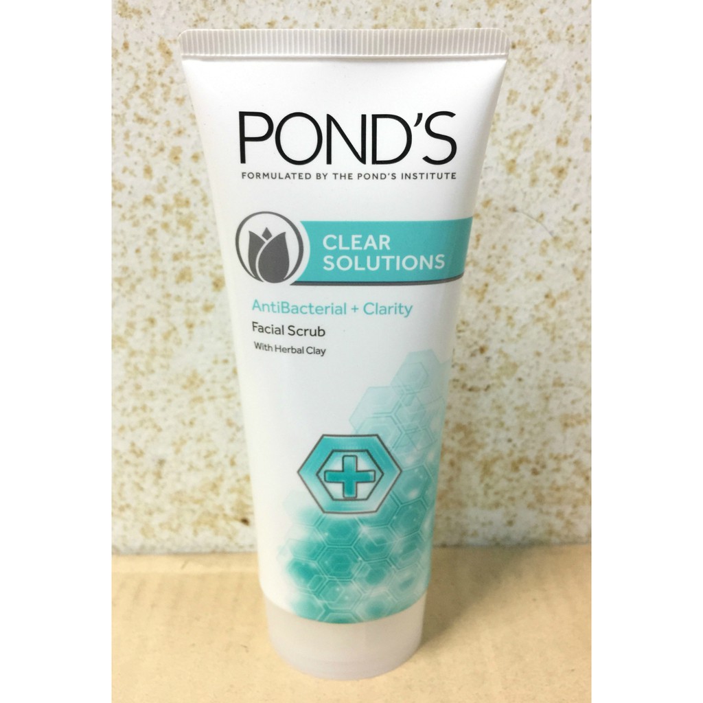 ponds scrub face wash