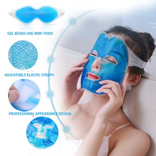 Gel Ice Pack Face Mask Cold and Hot Pack Cool Down To Remove Edema Ice Pack Face Beauty Mask Eye / Face Gel Mask Facial Treatment Skin Care Tool凝胶冰袋面膜