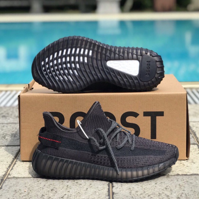 all black yeezy womens