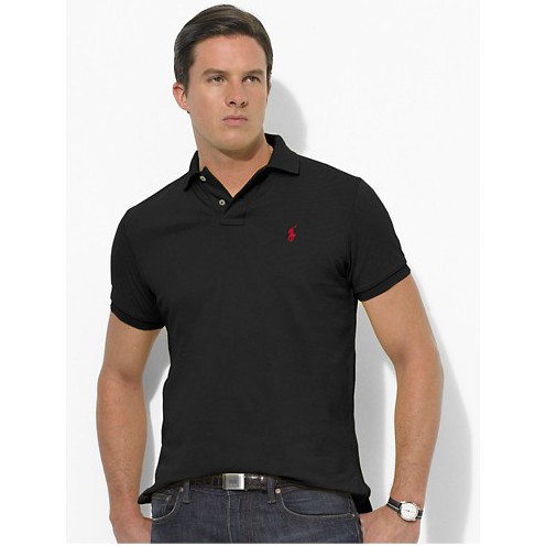 black ralph lauren polo shirt red logo