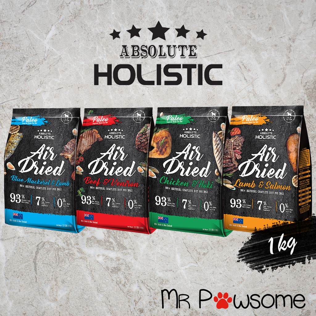 Absolute Holistic Air Dried Dog Food 1kg (Bundle Deals) Shopee Singapore