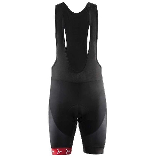 Team Bora Argon 18 Black Cycling Jersey Bib Shorts Gel Padding MTB 