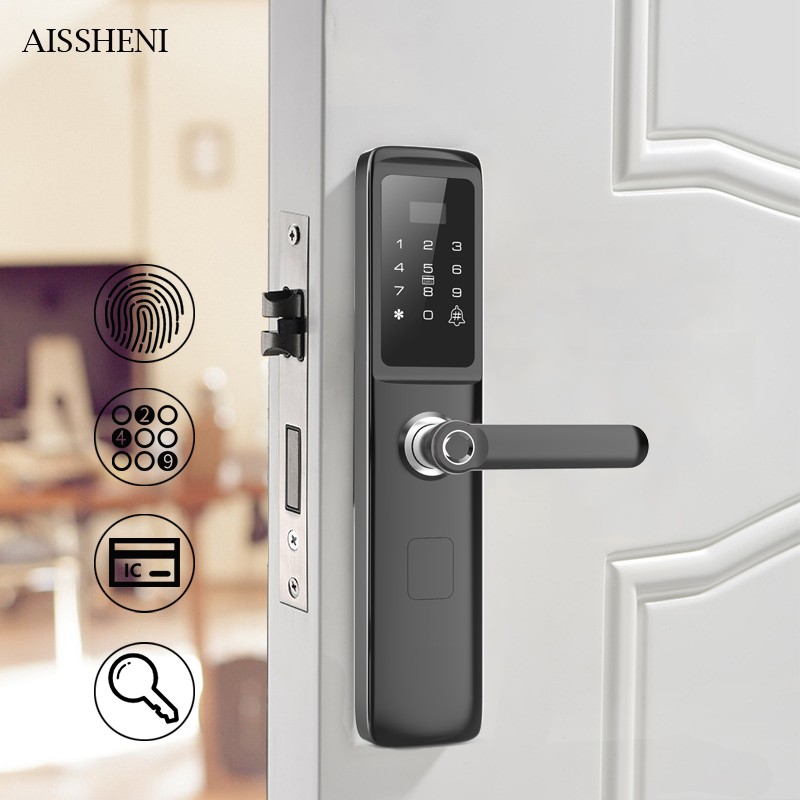 Aissheni As V6 Smart Lock Fingerprint Lock Home Security Door