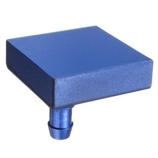 Aluminium Water Cooling Heatsink Block Liquid Cooler Blue For Cpu Gpu Blue
