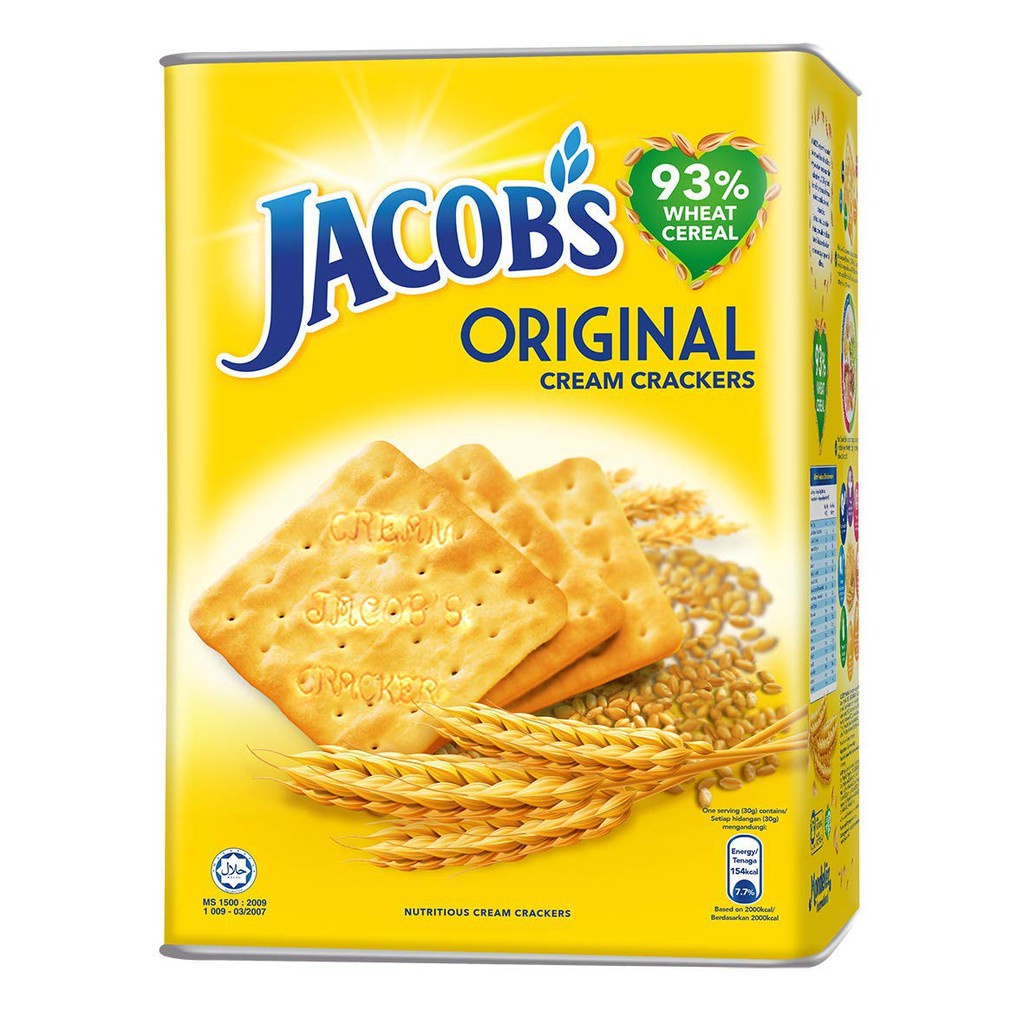 Jacobs Cracker Biscuit Bread Biscuit Jacob Cans | Shopee Singapore
