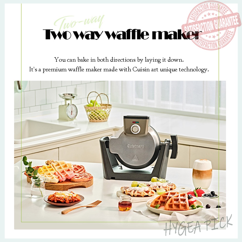 [ cuisinart ] premium waffle maker made with cuisin art's original technology two way waffle