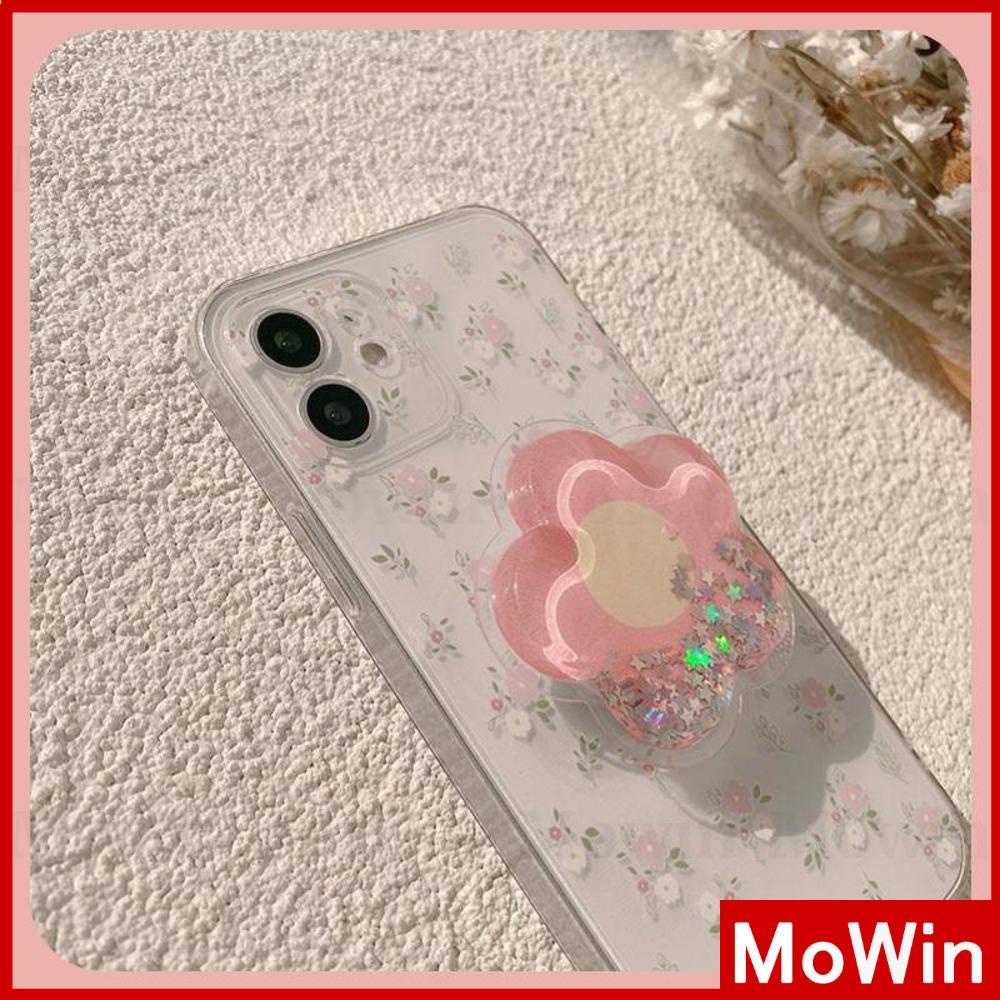 iPhone Case Silicone Soft Case Clear Case With Popsocket Mobile Phone