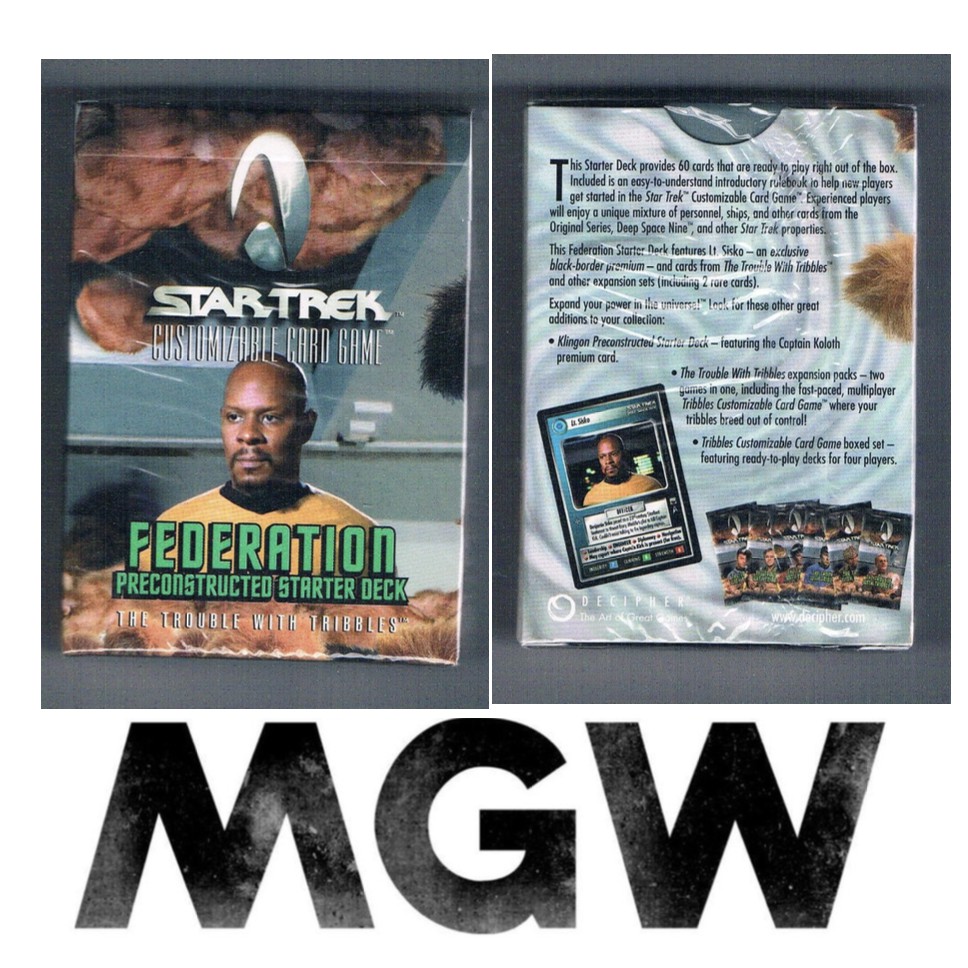 Star Trek CCG The Trouble with Tribbles Federation Starter Deck New & Sealed 