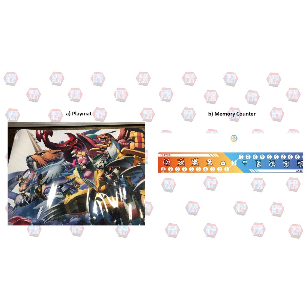 Digimon Tamer's PB01 Evolution Box Playmat + Memory Counter (FREE 3
