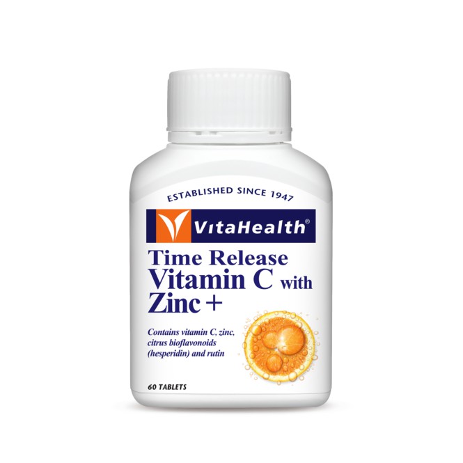VitaHealth Time Release Vitamin C with Zinc (60s / 2x 60s) Shopee Singapore
