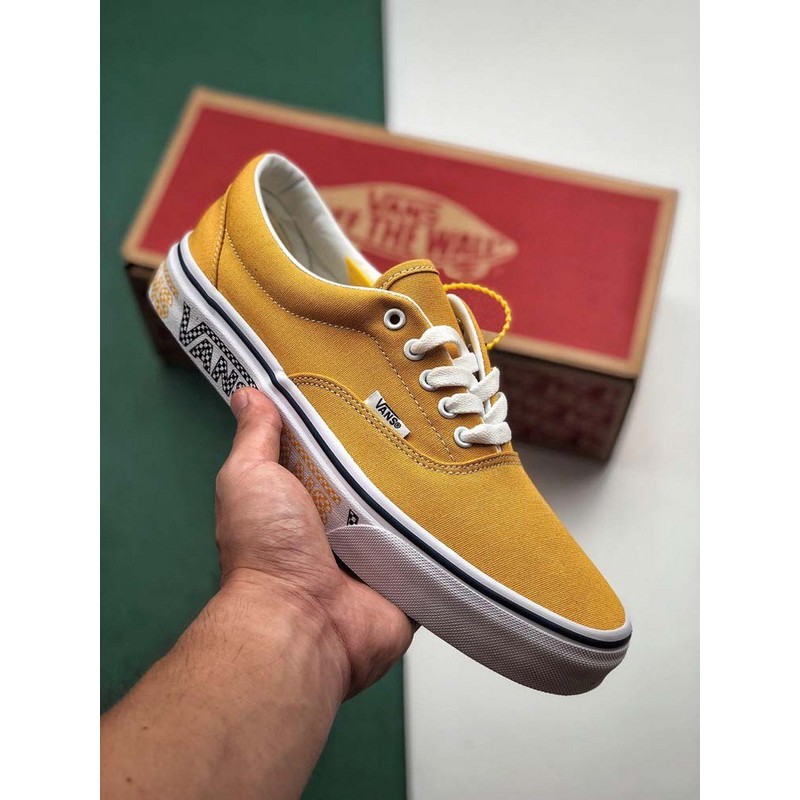 low top vans yellow