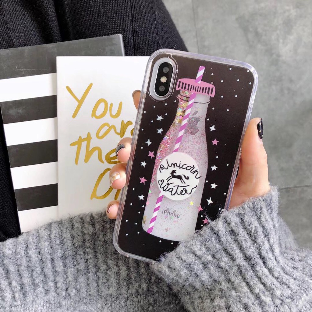 Iphone X 6 6s 7 8 Plus Perfume Bottle Quicksand Phone Case Shopee Singapore