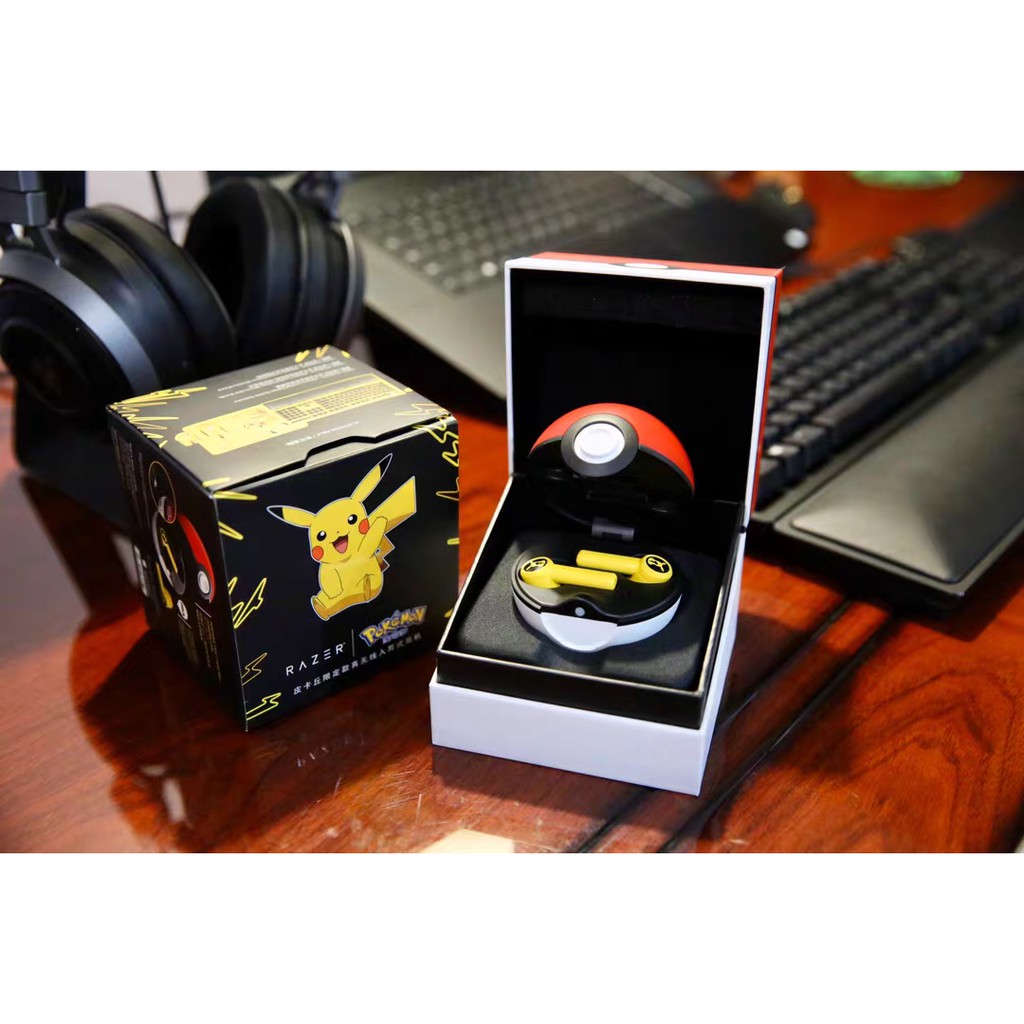 razer pokémon pikachu true wireless earphones