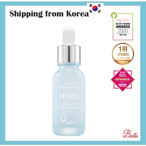 [9wishes] Hydra Ampoule Serum 25ml, 1ea_korean skin care, korean serum
