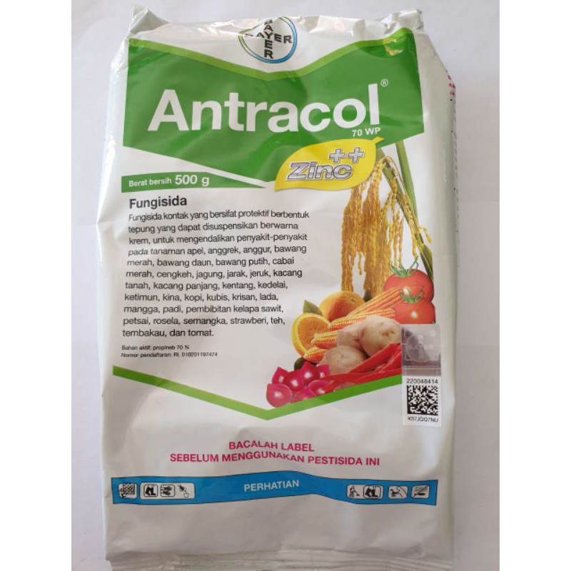 Fungisida Antracol 70wp Contents 500 Grams Shopee Singapore