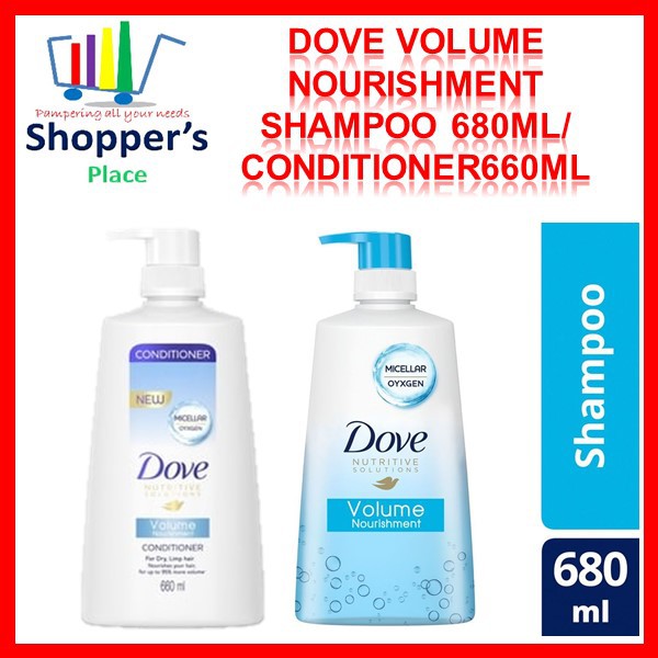 Dove Volume Nourishment Shampoo 680mldove Volume Nourishment Conditioner 660ml Shopee Singapore 5890