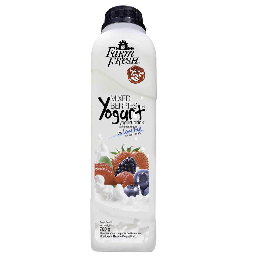 Farm Fresh Yogurt Drink Mix Berries 700Ml Shopee Singapore