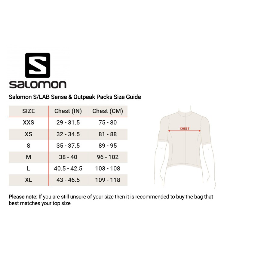 Salomon adv skin 12 cheap size guide